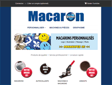 Tablet Screenshot of macaronquebec.com